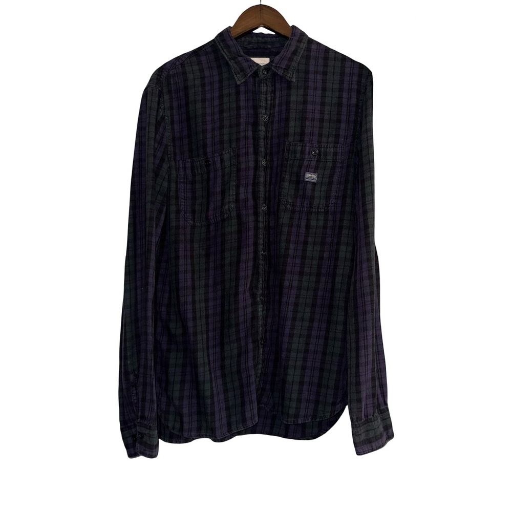 Denim & Supply Ralph Lauren Plaid Flannel Shirt grunge Mens M Womens Oversized - Picture 2 of 4